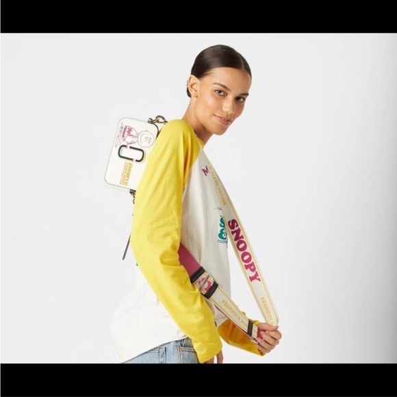 The Marc Jacobs Snapshot peanut x crossbody camera bag NEW - Picture 4 of 6